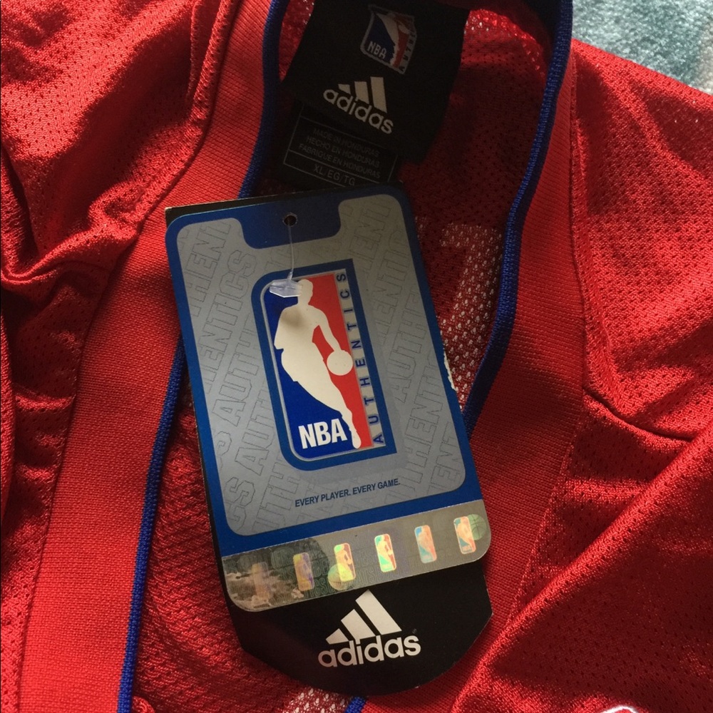 NBA Addidas jersey Piston Webber XL